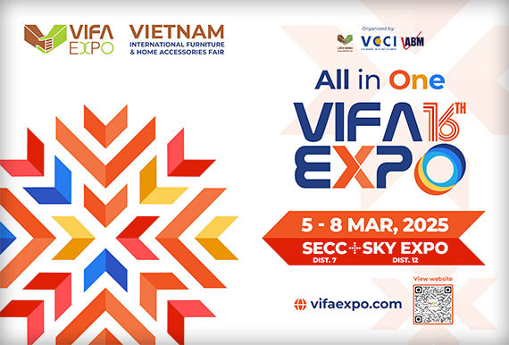 Sắp diễn ra Hội chợ quốc tế đồ gỗ xuất khẩu 2025 – VIFA EXPO 2025