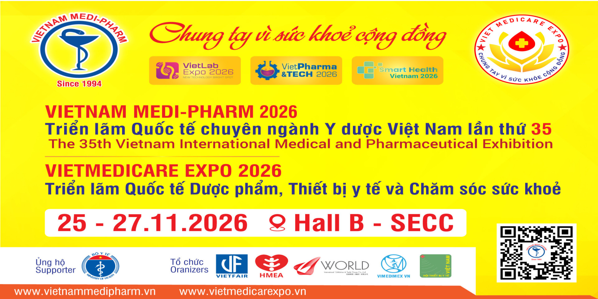 VIETNAM MEDIPHARM 2026 - VIETMEDICARE EXPO